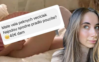 „200 eur za dvoje použité nohavičky? Beriem.“ Koľko si zarábajú ženy predajom obnosenej spodnej bielizne? 