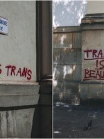 „Boh je transka, homosexuálna revolúcia prichádza!“ Vandali v Bratislave posprejovali kostoly heslami na podporu LGBT+