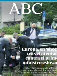 „Európa je v šoku,“ píšu európske denníky o atentáte na Roberta Fica. Útok z Handlovej je na titulkách svetových médií