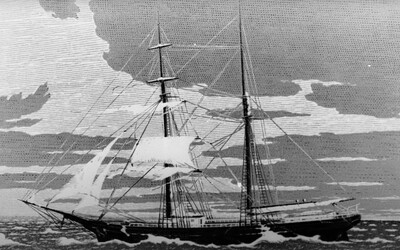 „Loď duchů.“ Plachetnice Mary Celeste se plavila po oceánu bez jediného člena posádky. Když ji našli, byla v perfektním stavu