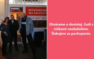 „Lidi s rouškami neobsloužíme.“ Slovenská hospoda znovu provokuje poté, co minulou zimu porušovala lockdown