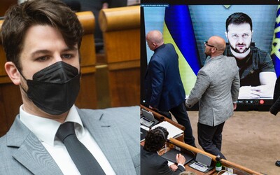 „Fašisti odišli ako krysy,“ zareagoval poslanec Andrej Stančík na neprítomnosť opozície počas Zelenského prejavu