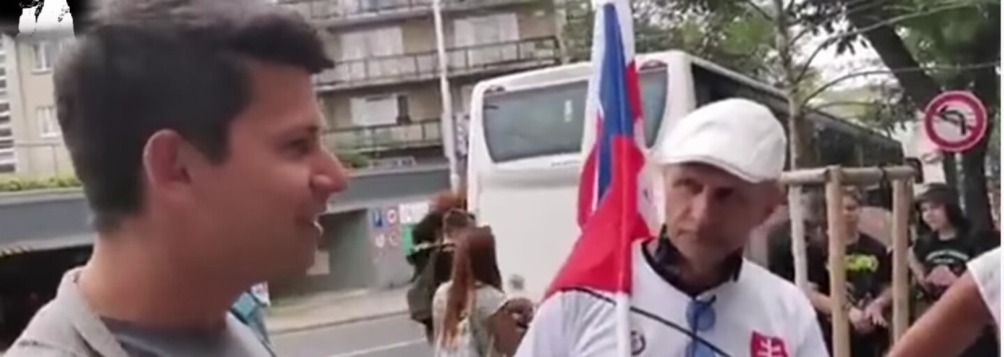 „Nacizmus vám vyhovuje?“ kričali Slováci na Rusa Filippa Sedova. Vysvetľuje nám, prečo konfrontoval Občiansky tribunál (Rozhovor)