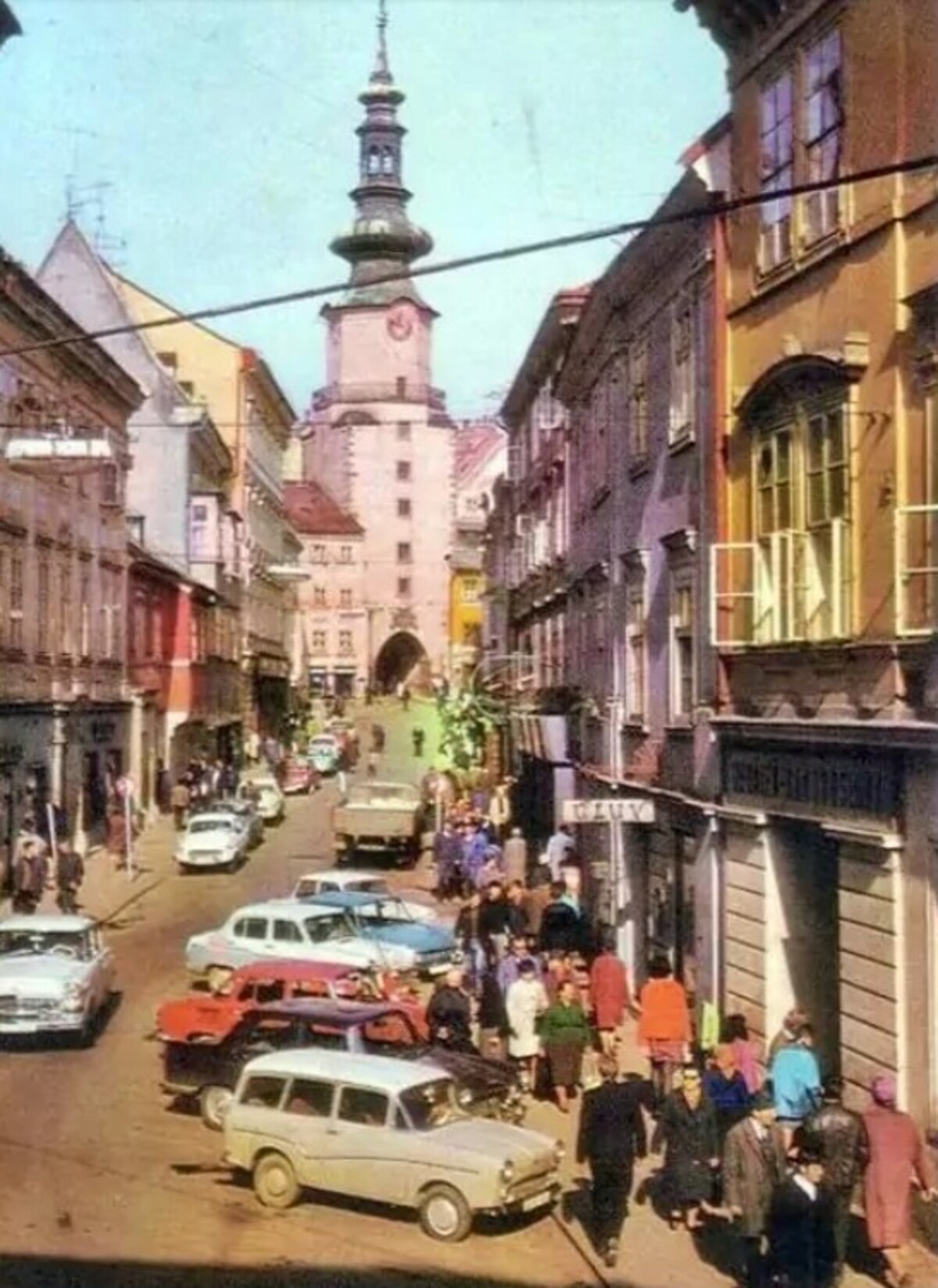 Michalská ulica v Bratislave. 1965-1975.
