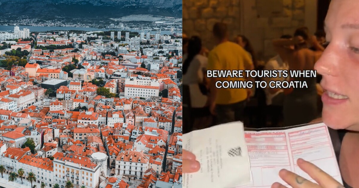 VIDEO: Turistka musela ve Splitu zaplatit pokutu 3,5 tisíce kvůli pití alkoholu na promenádě