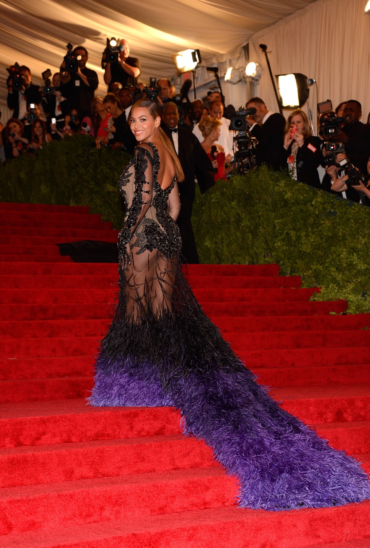 Beyoncé na Met Gala v roku 2012.