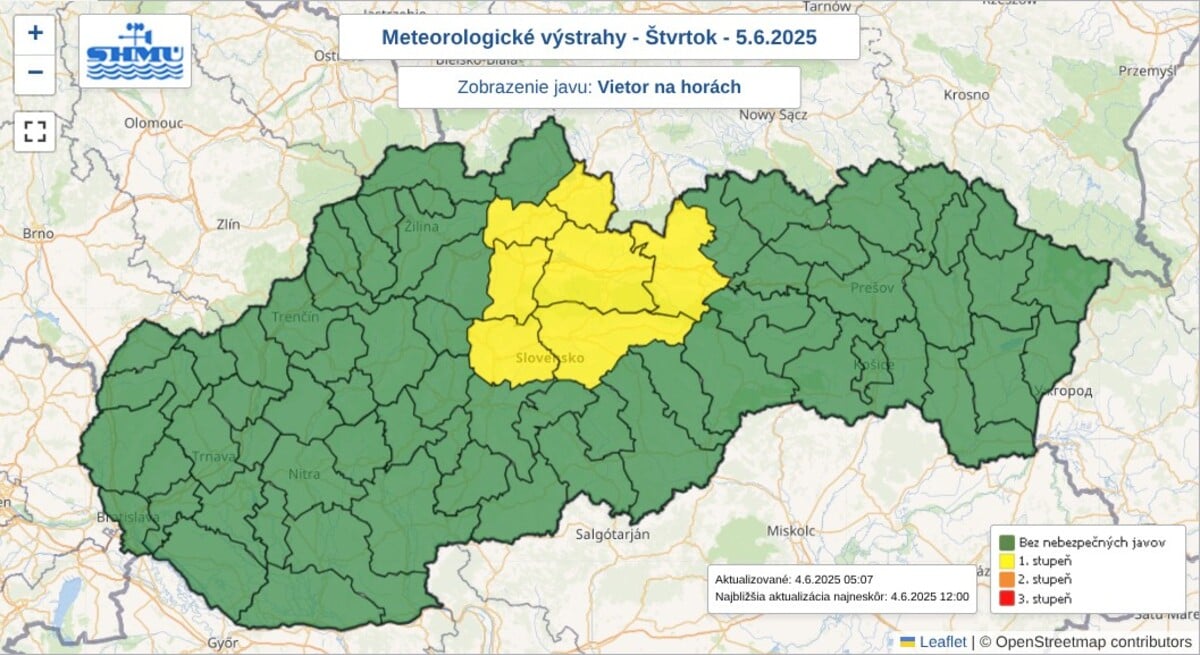 shmu mapa vietor