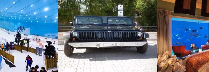 Bizarní situace a věci, které uvidíš zřejmě jen v Dubaji. Megalomanská metropole na ničem nešetří a lidé to zbožňují