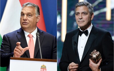 George Clooney sa dostal do konfliktu s maďarskou vládou. Premiér Orbán to dal na Fica, vytiahol George Sorosa.