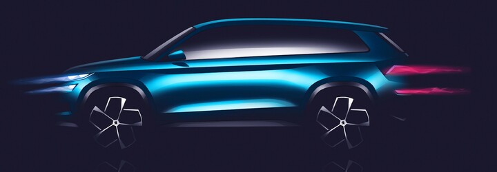 Škoda vypouští nádhernou studii VisionS: 7místné SUV se rýsuje!