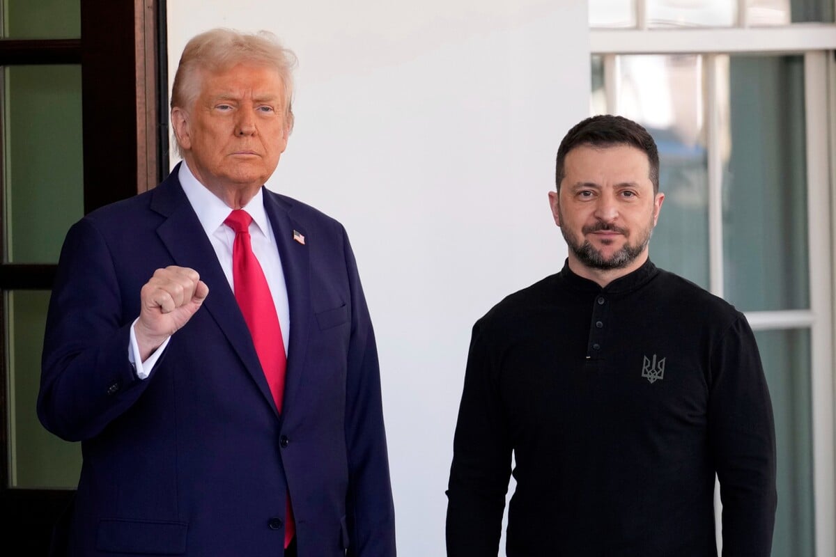 Trump, Zelenskyj v Bielom dome