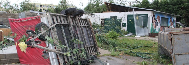 FOTO: Takto vypadá hodonínská zoo po řádění tornáda. Útulek bude třeba vybudovat od základů, zahrada prosí o pomoc