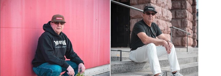 Přísný 71letý dědeček si zamiloval Supreme, Yeezy i Thrasher. Abram je i navzdory svému věku nosí líp než polovina Čechů