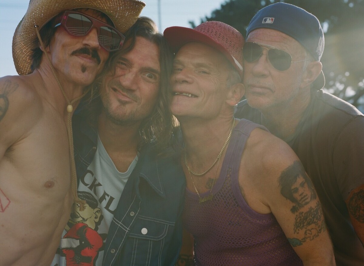 Americká kapela Red Hot Chili Peppers.