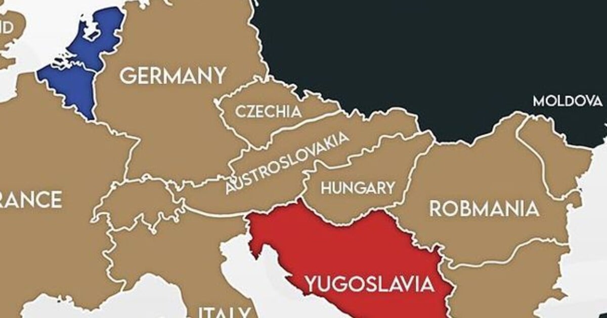 MAPA: Austria zajmie Słowację do 2100 roku, przewiduje sztuczna inteligencja