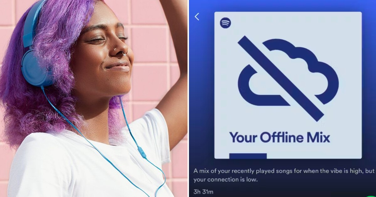 Spotify přichází s novou funkcí na offline poslech hudby: Tvůj mix půjde přehrát, i když nebudeš mít signál