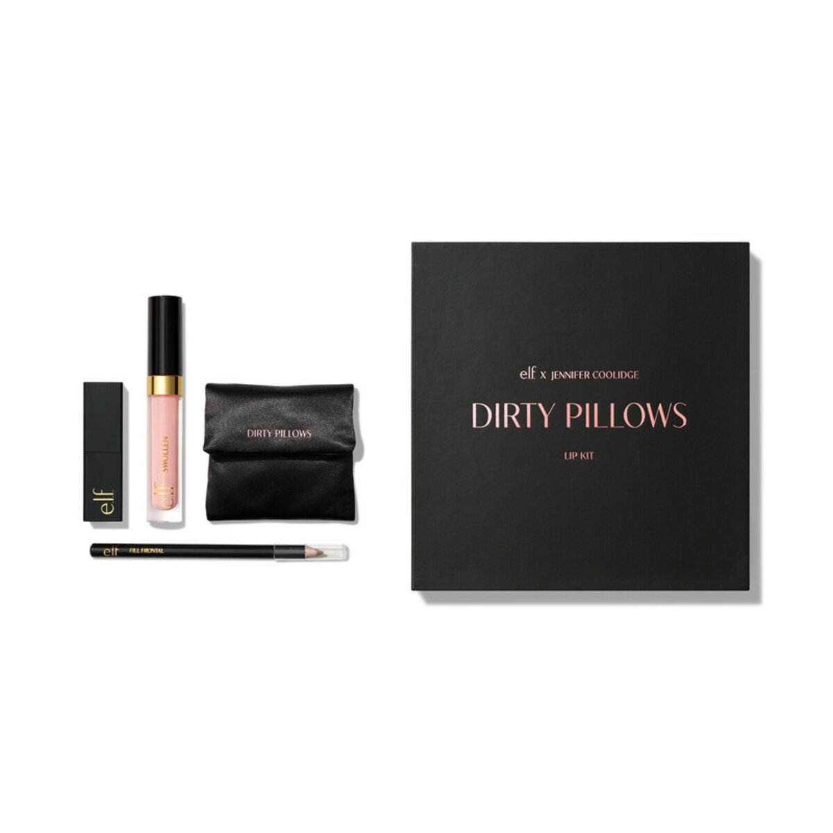 e.l.f. x Jennifer Coolidge Dirty Pillows Lip Kit.