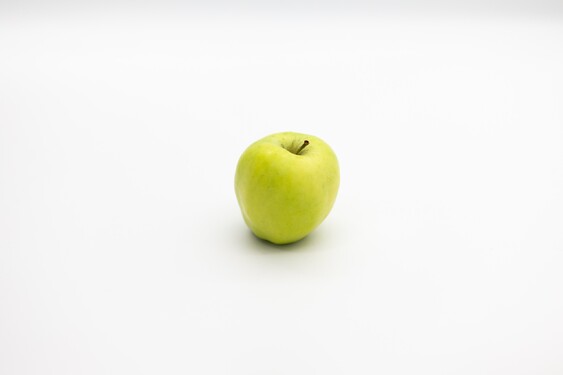 Koľko stojí jablko, ktoré vidíš na obrázku? 