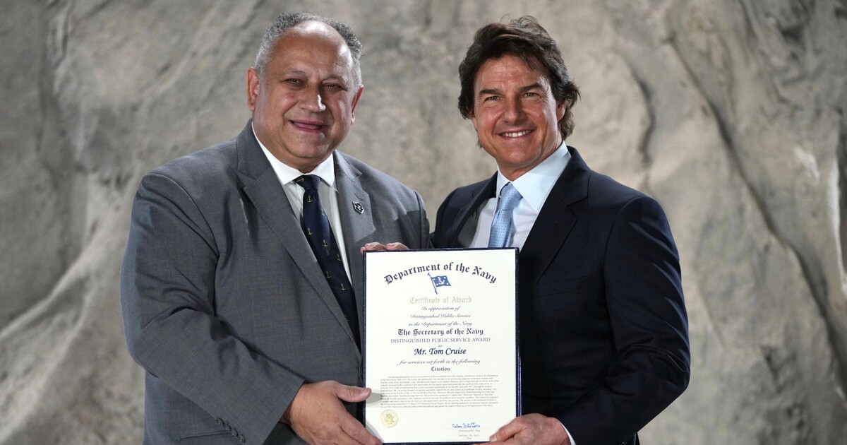 Obrovský úspěch Toma Cruise: Od amerického námořnictva získal nejvyšší civilní vyznamenání