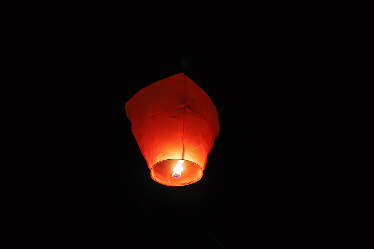 Lampion štěstí.