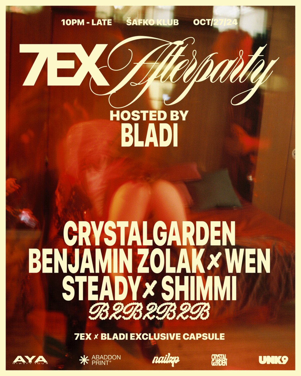 7EX Afterparty Hosted by Bladi posters.