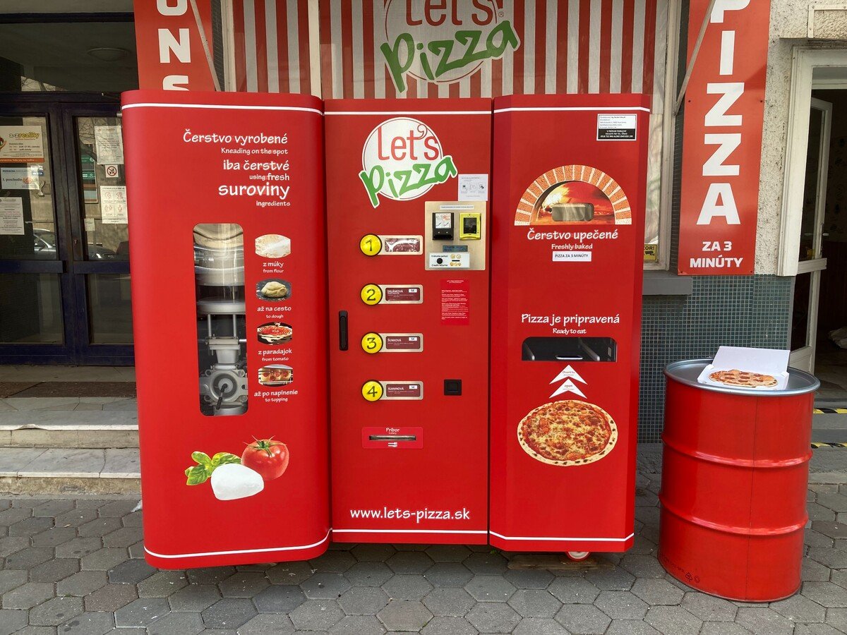 Pizza automat Let’s pizza.