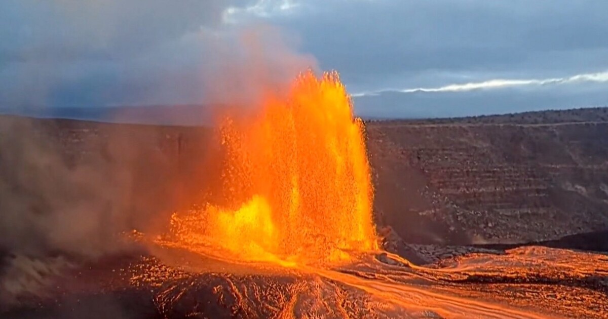 VIDEO: Vulkán Kilauea začal soptit. Láva tryskala 300 metrů vysoko