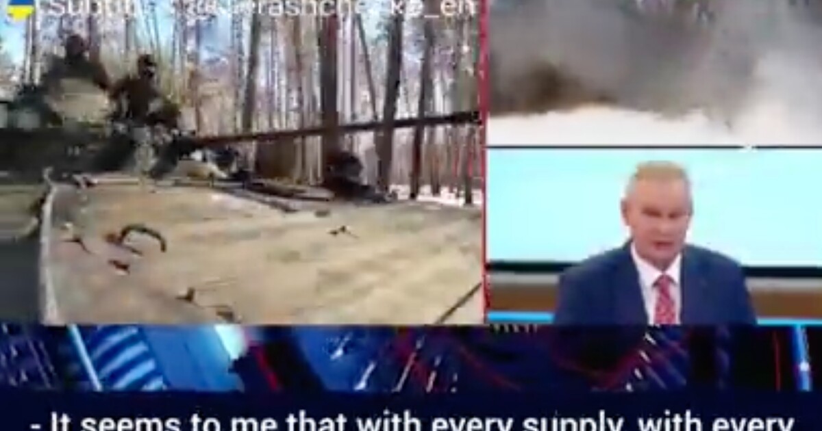 VIDEO: Ruský expert ve státní televizi přiznal vojenskou převahu Ukrajiny