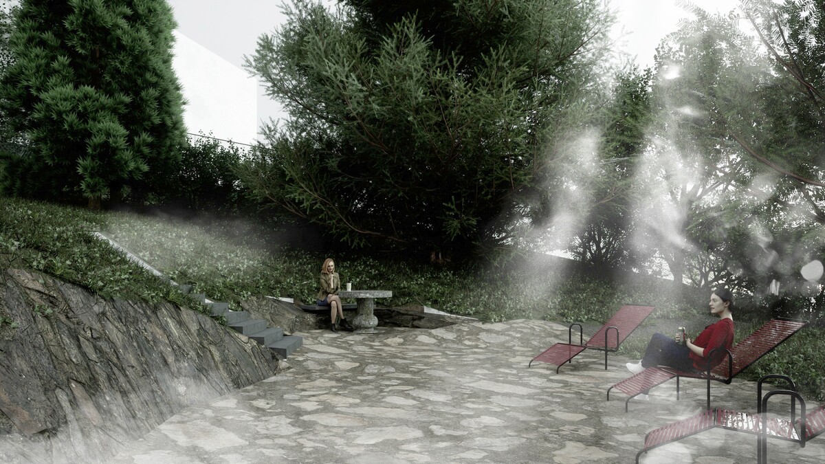 Vizualizácia revitalizovanej Kochovej záhrady.