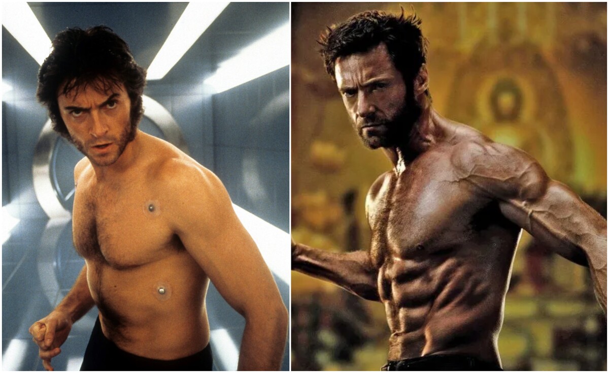 Hugh Jackman ako Wolverine – porovnanie filmov z roku 2000 a 2013.