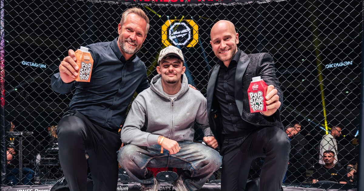 Calin je novým ambasadorem Oktagonu. Jeho značka ledových čajů se stává oficiálním nápojem bojové organizace