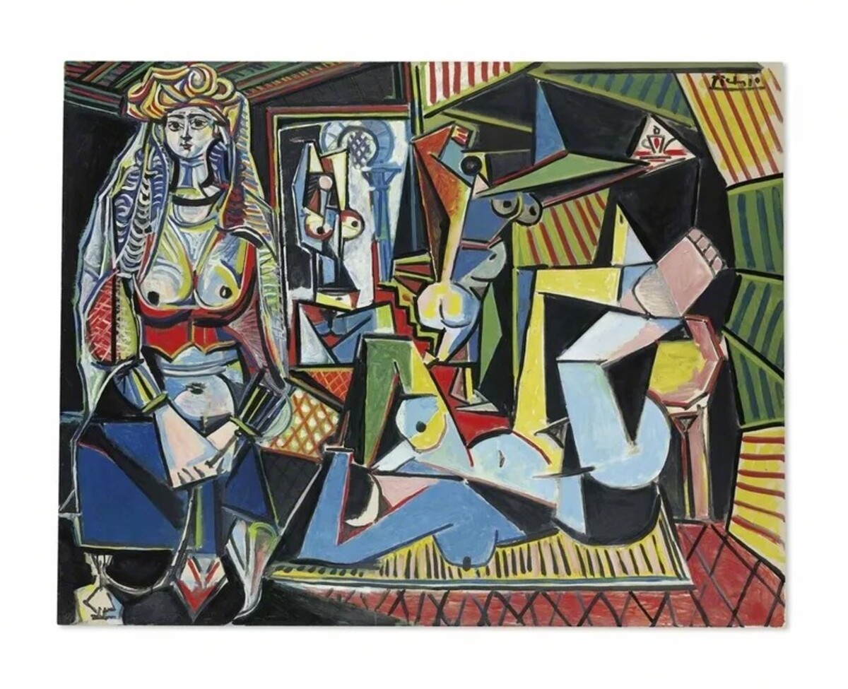 8. Les Femmes d'Alger (Alžírské ženy) – Pablo Picasso.