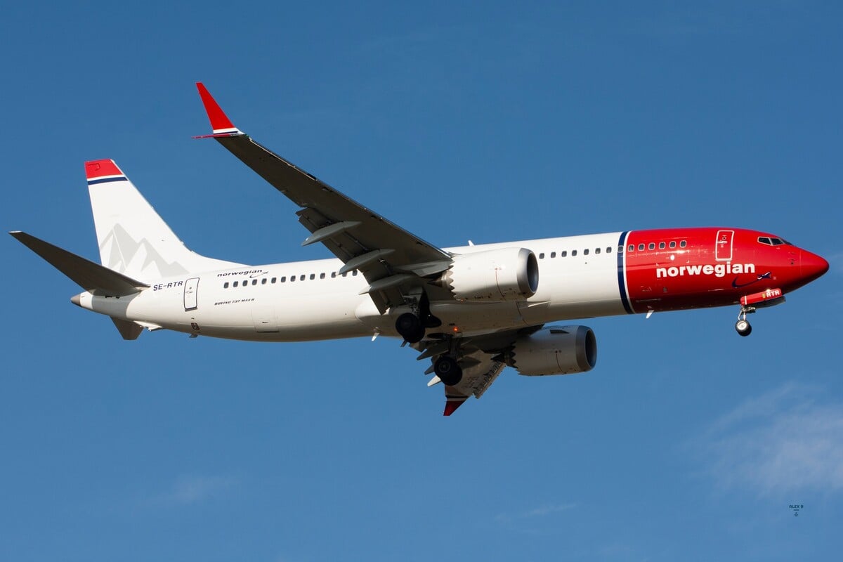 norwegian, lietadlo