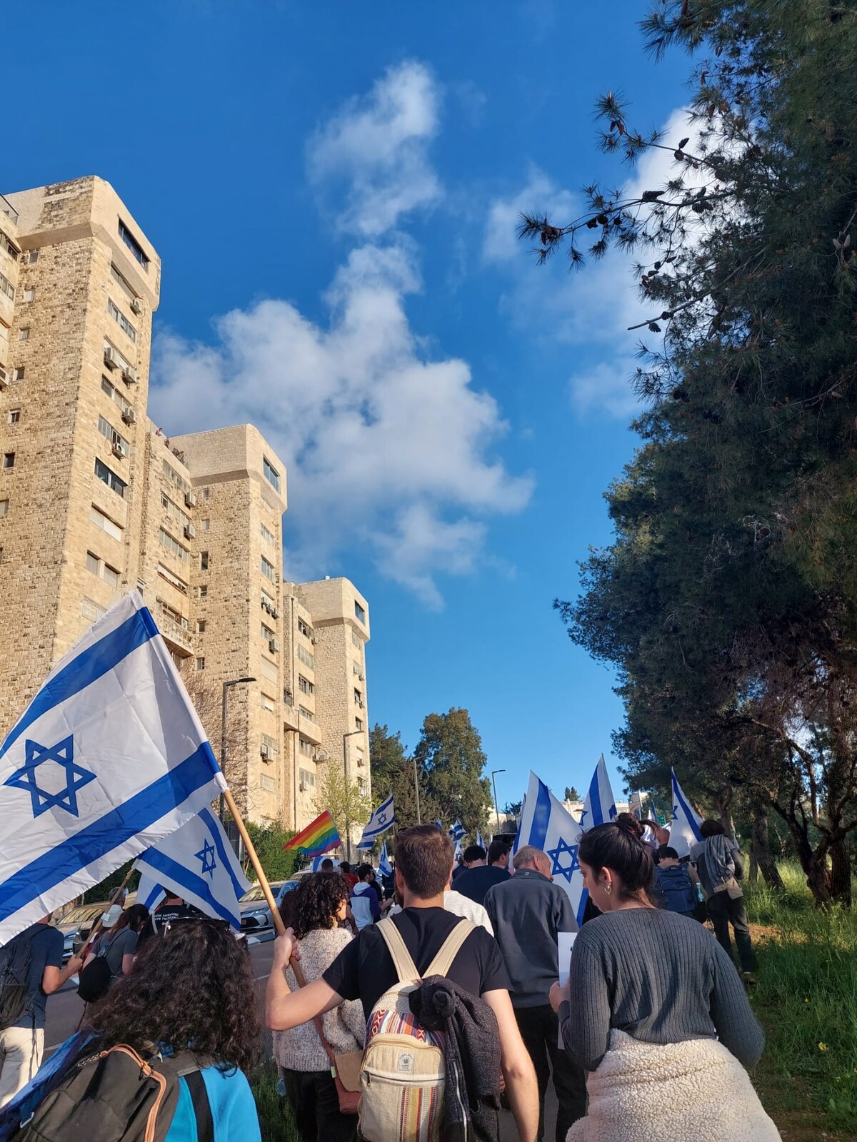 Tinka sa v Jeruzaleme spolu s priateľmi zúčastnila na proteste. 