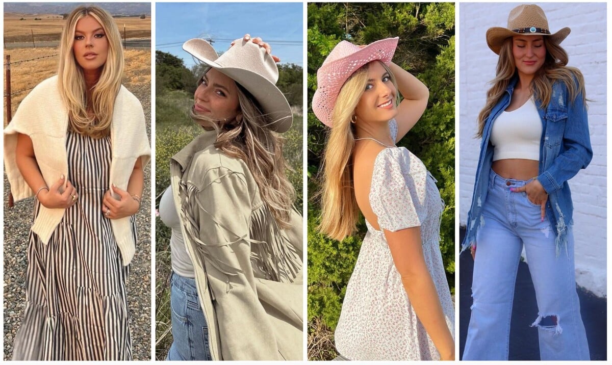 Trend coastal cowgirl spája jemné ženské prvky s výraznými westernovými kúskami.