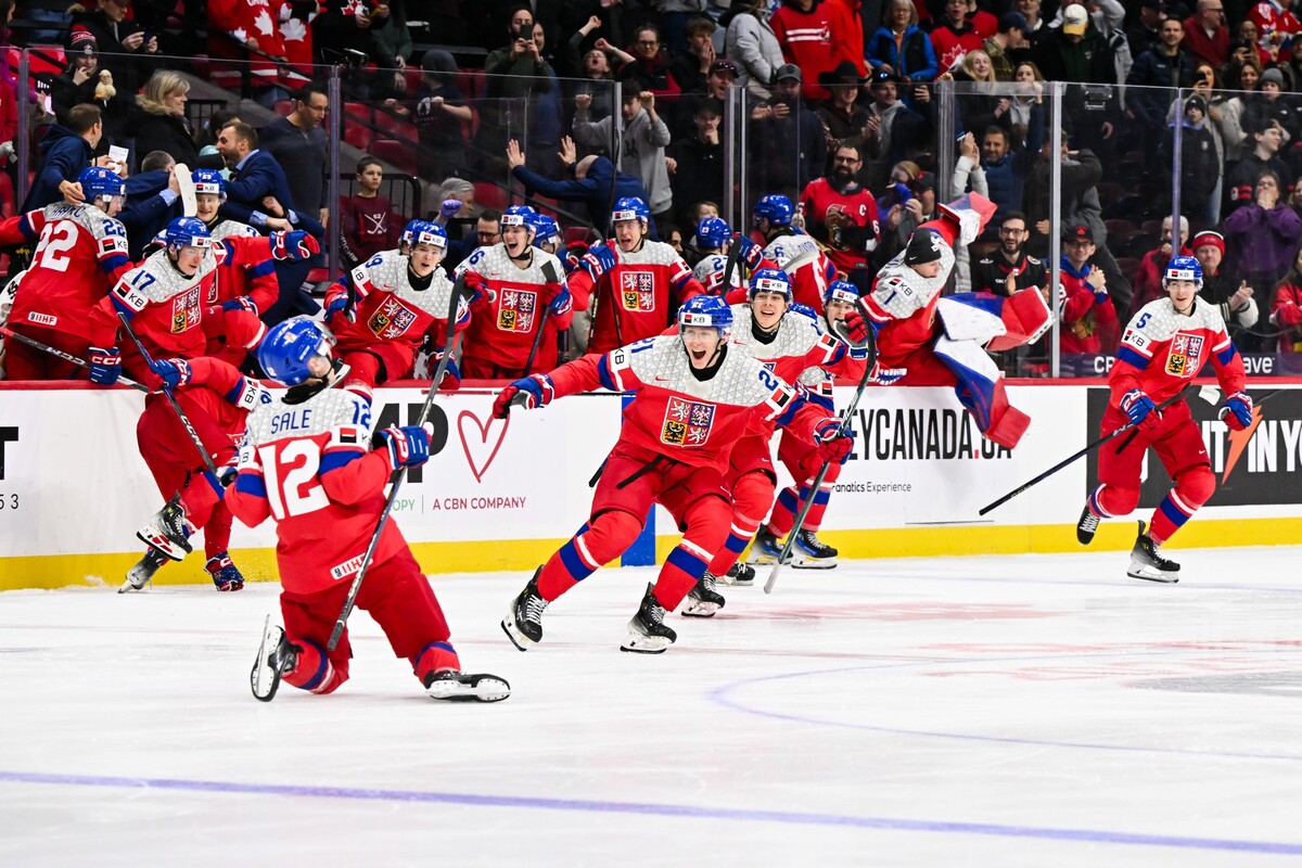 Česko slaví další hokejovou medaili