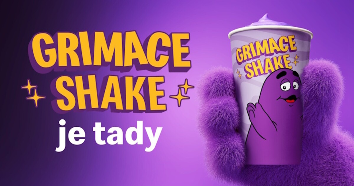 McDonald’s představuje horkou novinku. „Fialový shake“ potěší malé i velké