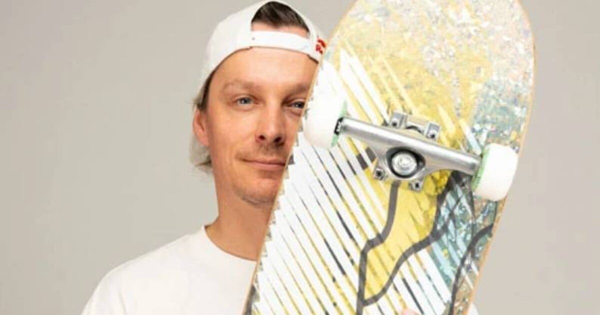 Maxim Habanec a Michal Cimala navrhli skateboard ze stíracích losů. Existuje pouze 100 kusů