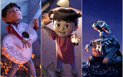 10 najlepších animákov od štúdia Pixar