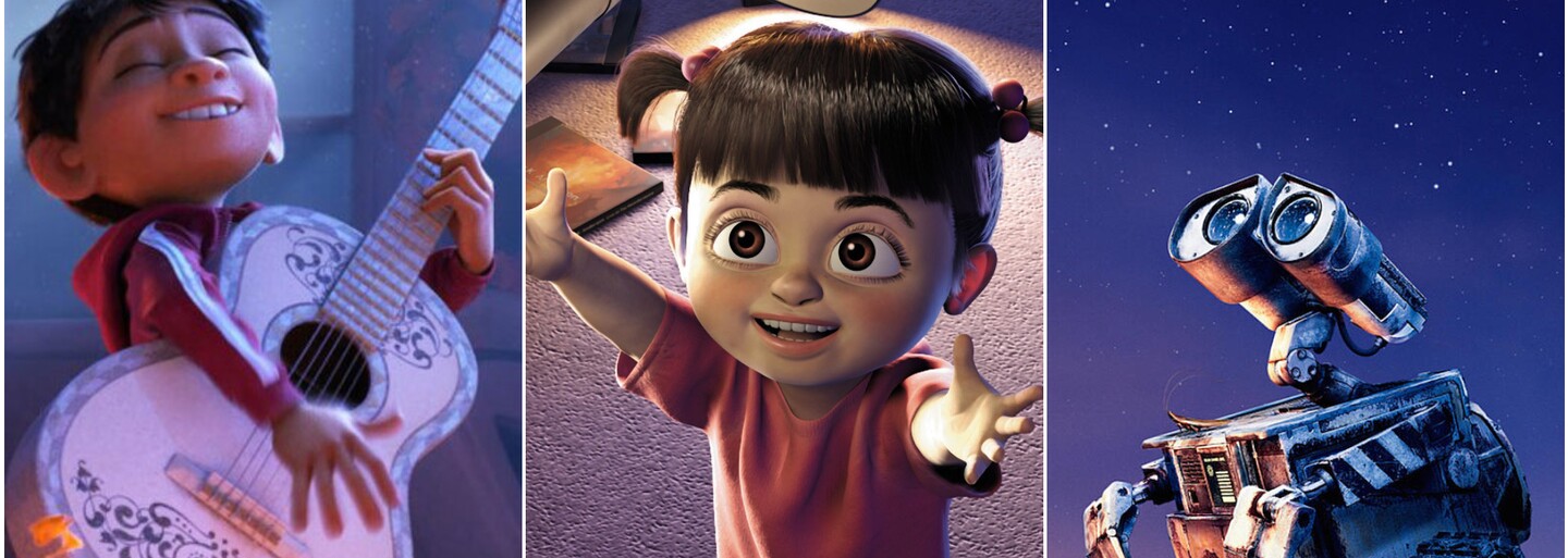 10 nejlepších animáků od studia Pixar