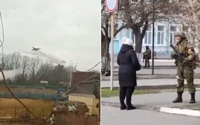10 najmrazivejších videí z vojny na Ukrajine, ktorú dnes rozpútalo Rusko