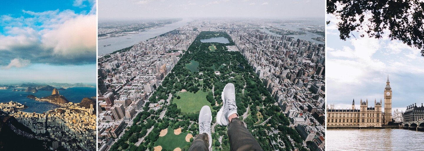 10 nejoblíbenějších destinací na Instagramu: Nechybí New York, Paříž, ale ani Moskva