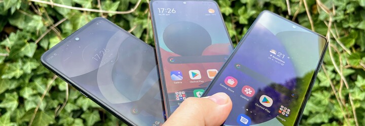 Tři mobily kolem sedmi tisíc. Otestovali jsme Xiaomi Redmi Note 10 Pro, Samsung Galaxy A52 a Moto G 5G