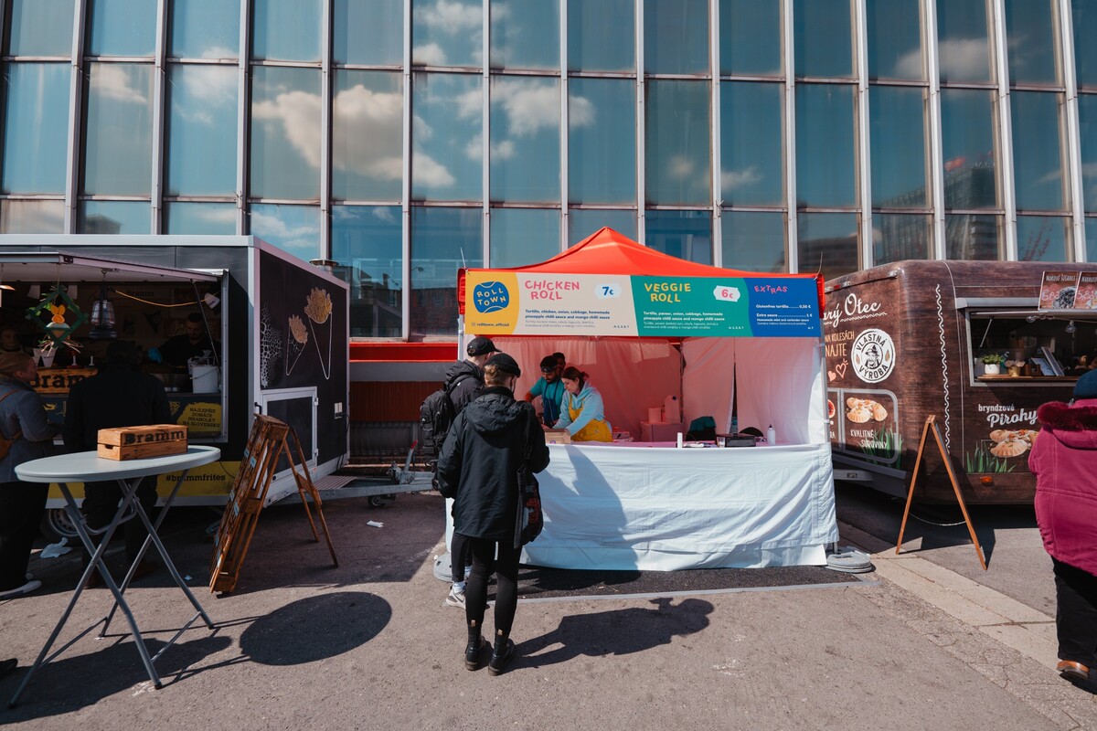 Rolltown na street food festivale na Trnavskom mýte.