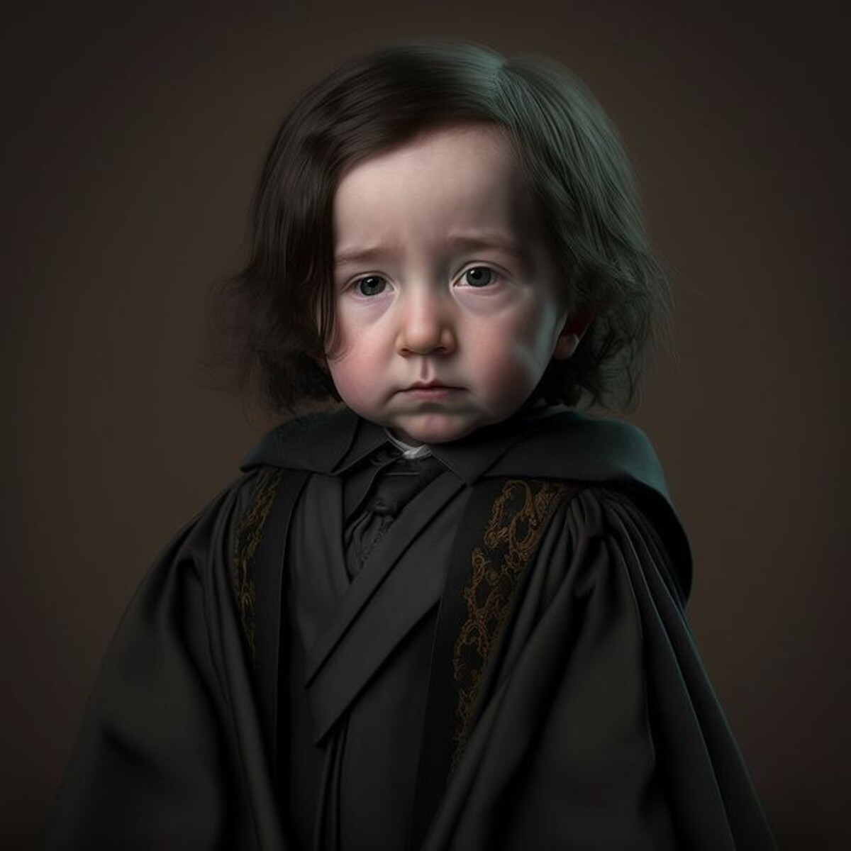 Severus Snape ako batoľa očami umelca Bena Mornina