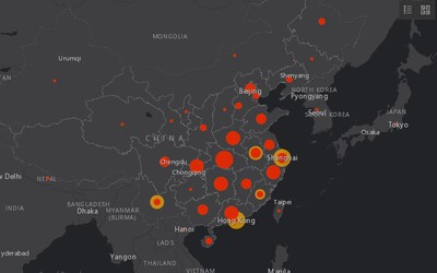 Interaktívna mapa ti ukáže, ako sa šíri koronavírus z Číny.