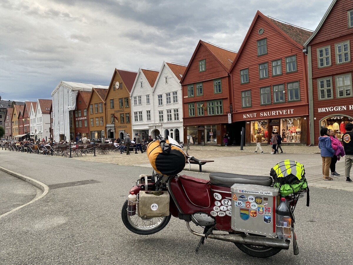 Bergen, Nórsko.