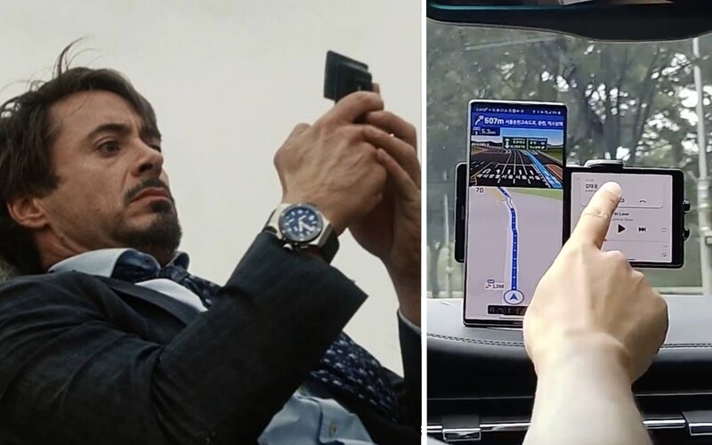 LG chystá revoluční mobil s dvojicí displejů. Podobný používal i Iron Man.
