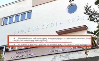 Kresťanské gymnázium v Žiline spája satanizmus a LGBTI+ ako protikresťanské hnutia. Učiteľ sa ospravedlnil.