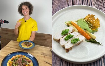 16-ročný Šimon Kán vymenil párty za varenie: „V izbe mám na poličke panvice a varím aj 12 hodín denne."  Videami valcuje Instagram